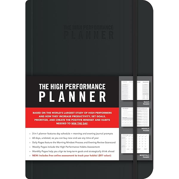 High Performance Planner: To Do List and Productivity Diary (High